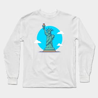 Liberty Statue Long Sleeve T-Shirt